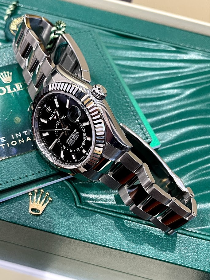 Швейцарские часы Rolex Sky-Dweller 42 mm, steel and white gold 326934-0005 #3