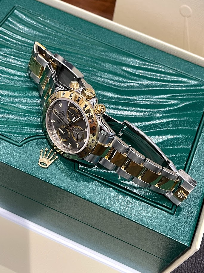 Швейцарские часы Rolex Daytona Cosmograph 40mm Steel and Yellow Gold 116523 #3