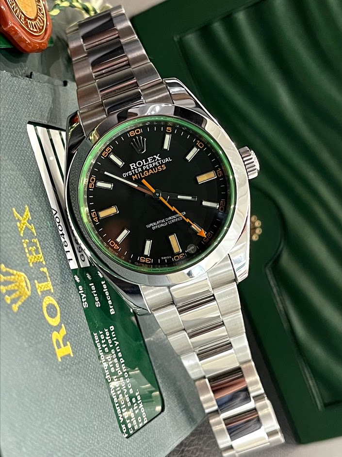 Швейцарские часы Rolex Milgauss 40mm Steel 116400GV #1