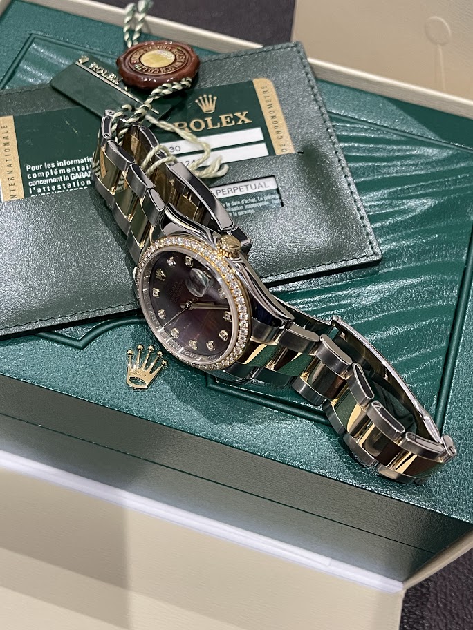 Швейцарские часы Rolex Datejust 36mm Steel and Yellow Gold 116243 BlackMOPD #3