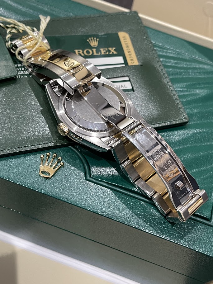 Швейцарские часы Rolex Datejust 36mm Steel and Yellow Gold 116243 BlackMOPD #2