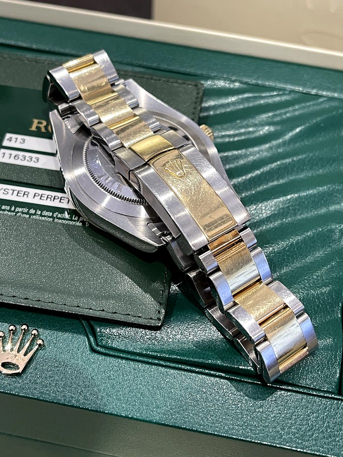 Швейцарские часы Rolex Datejust II 41mm Steel and Yellow Gold 116333 #4