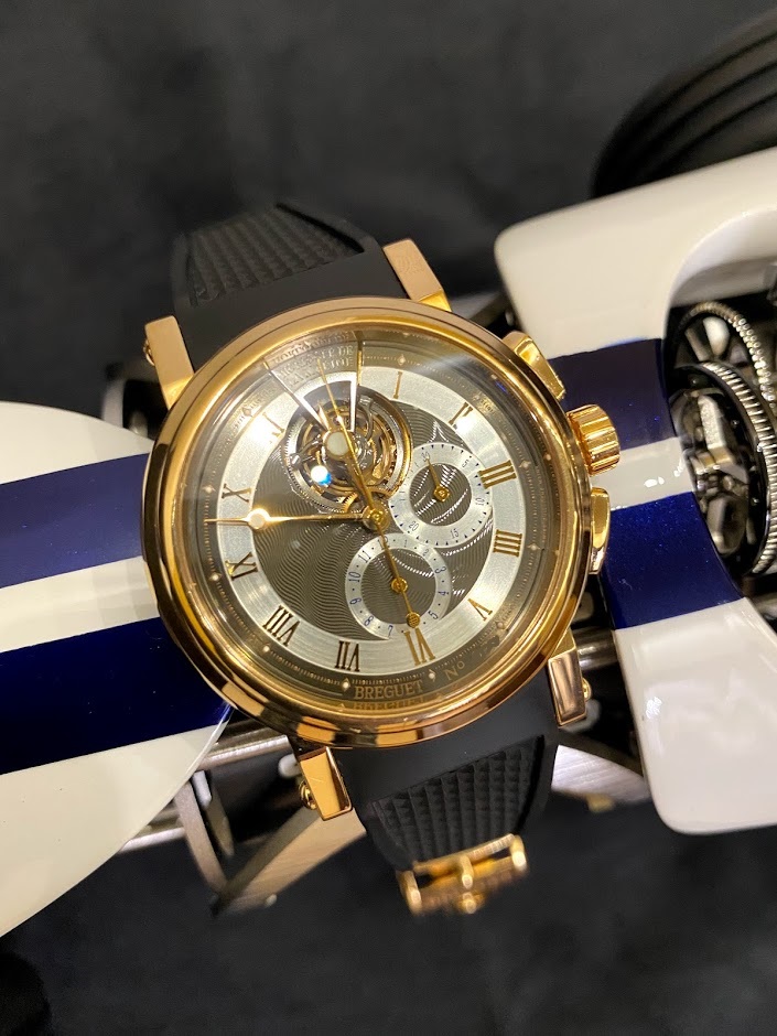 Швейцарские часы Breguet Marine. 5837 Tourbillon Chronograph 5837BR/92/5ZU #1