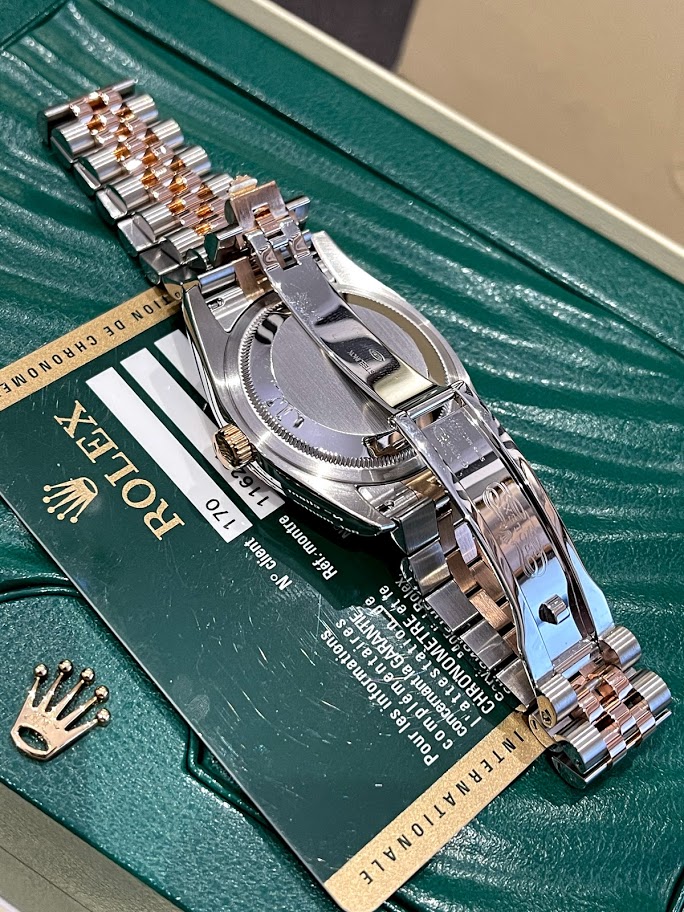 Швейцарские часы Rolex Datejust 36 MM STEEL AND EVEROSE GOLD  116231 #2