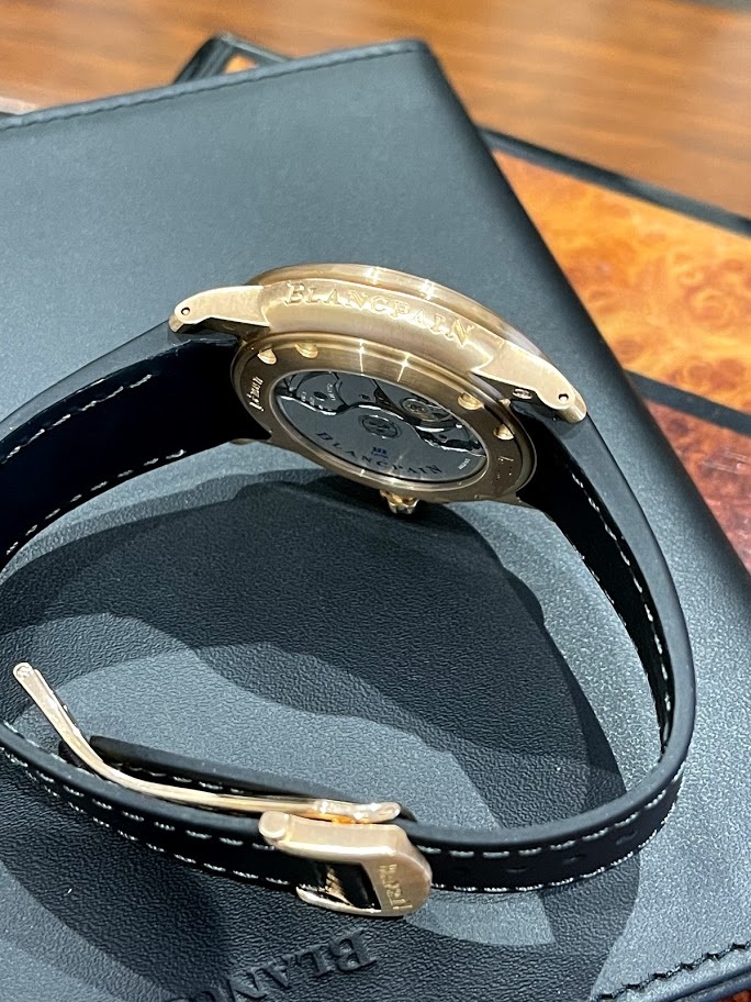 Швейцарские часы Blancpain Léman Leman Big Date Automatic 2850B-3630A-64B #4