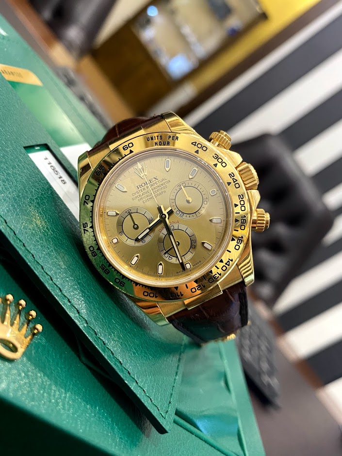 Швейцарские часы Rolex Daytona Cosmograph 40mm Yellow Gold 116518-0131 #1