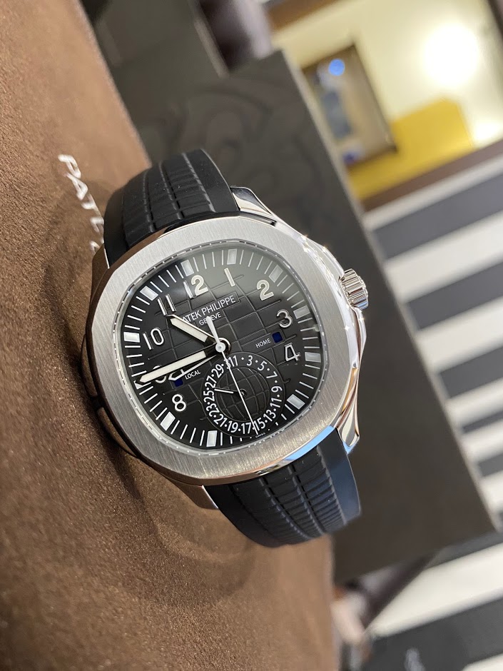 Швейцарские часы Patek Philippe Aquanaut Travel Time 5164A-001 #1