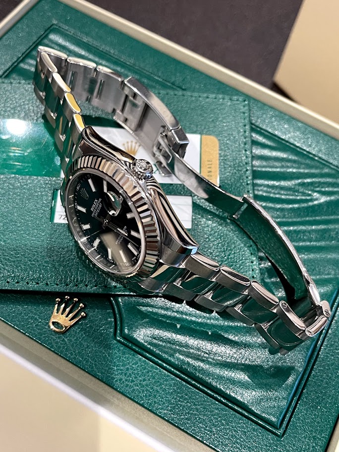 Швейцарские часы Rolex Datejust II 41mm Steel and White Gold 116334-0005 #3