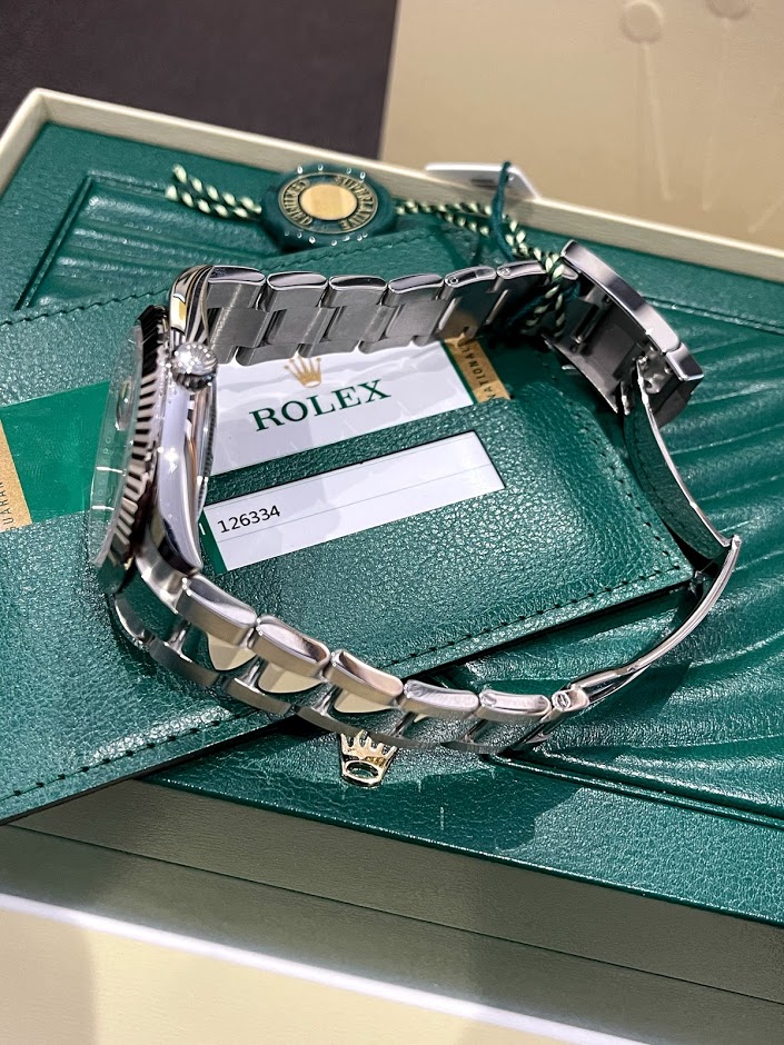 Швейцарские часы Rolex Datejust 41mm Steel and White Gold 126334-0011 #3