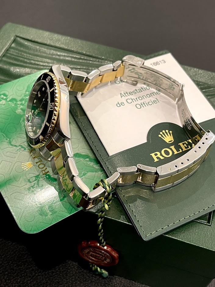 Швейцарские часы Rolex Submariner Date 40mm Steel and Yellow Gold 16613 #4