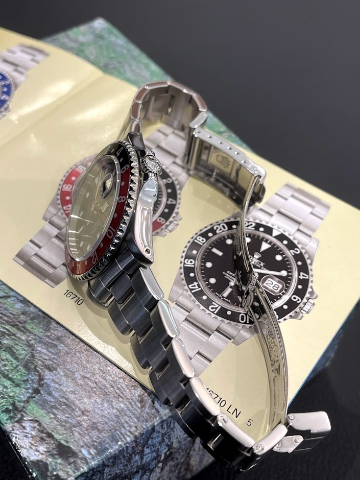 Швейцарские часы Rolex GMT-Master II 40mm 16710 #4