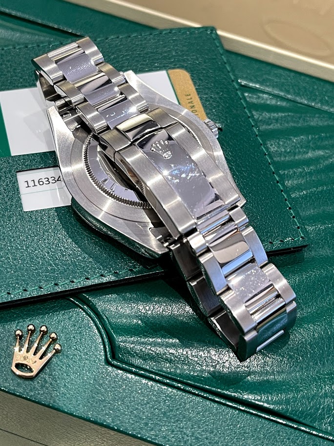 Швейцарские часы Rolex Datejust 41mm Steel and White Gold 116334 #5