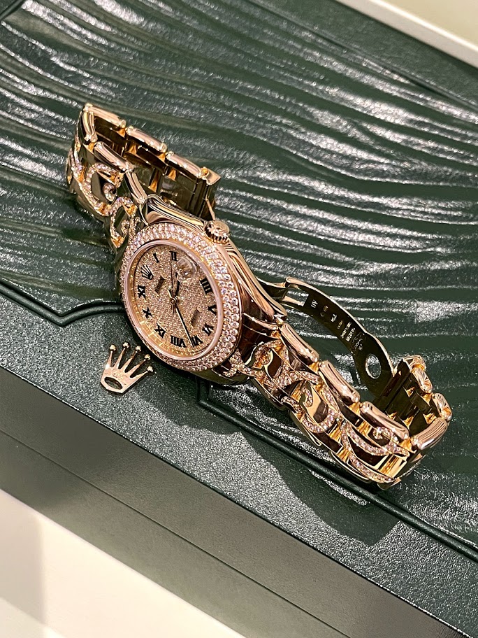 Швейцарские часы Rolex Pearlmaster 34 mm Yellow Gold 81338-0018 #3