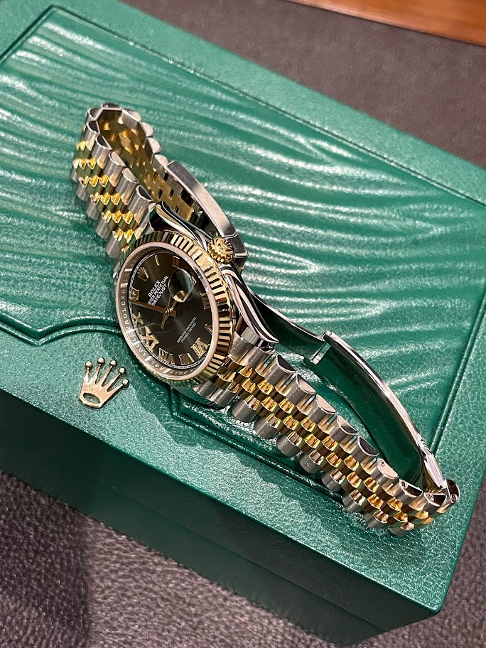 Швейцарские часы Rolex Datejust 36 mm, Oystersteel and yellow gold 126233-0025 #3