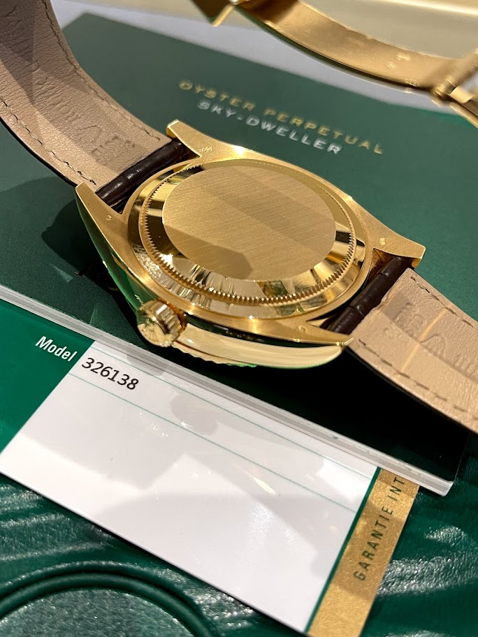 Швейцарские часы Rolex Sky-Dweller  42 mm, yellow gold 326138-0003 #2