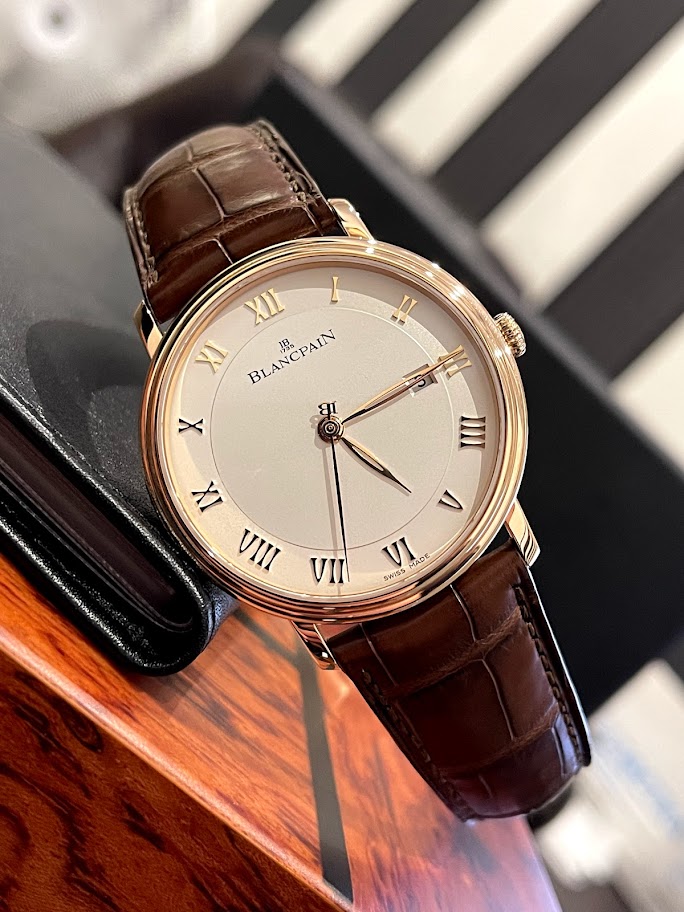Швейцарские часы Blancpain Villeret Ultra-Slim Automatic 40mm 6651-3642-55B #1