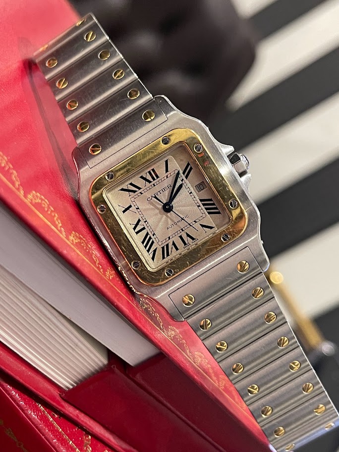 Швейцарские часы Cartier Santos de Cartier Galbee W20058C4 #1