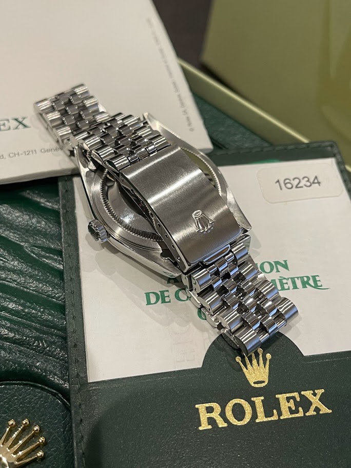 Швейцарские часы Rolex Datejust 36 mm Steel and White Gold 16234 #5