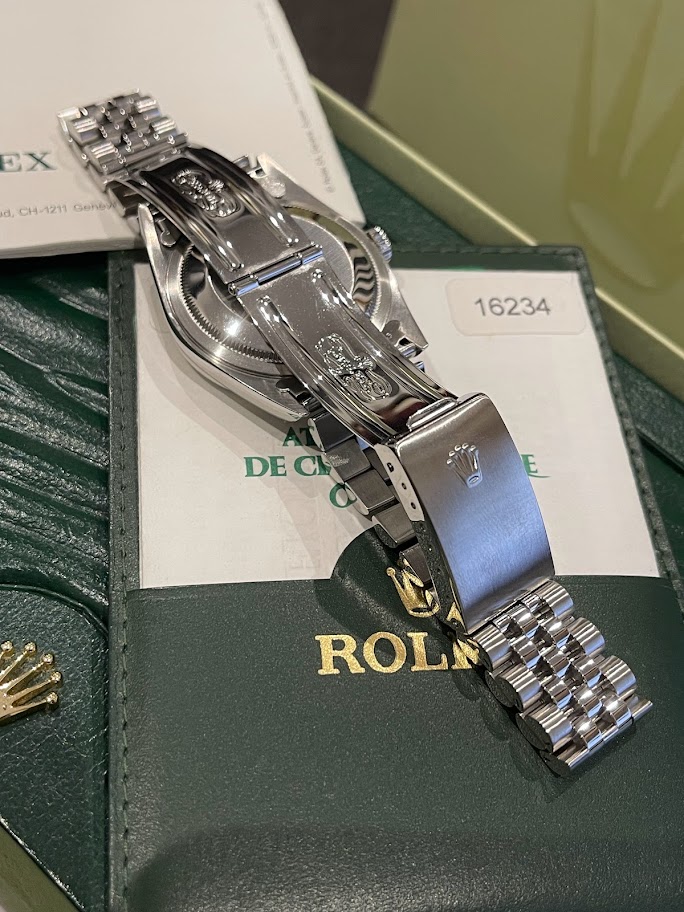 Швейцарские часы Rolex Datejust 36 mm Steel and White Gold 16234 #2