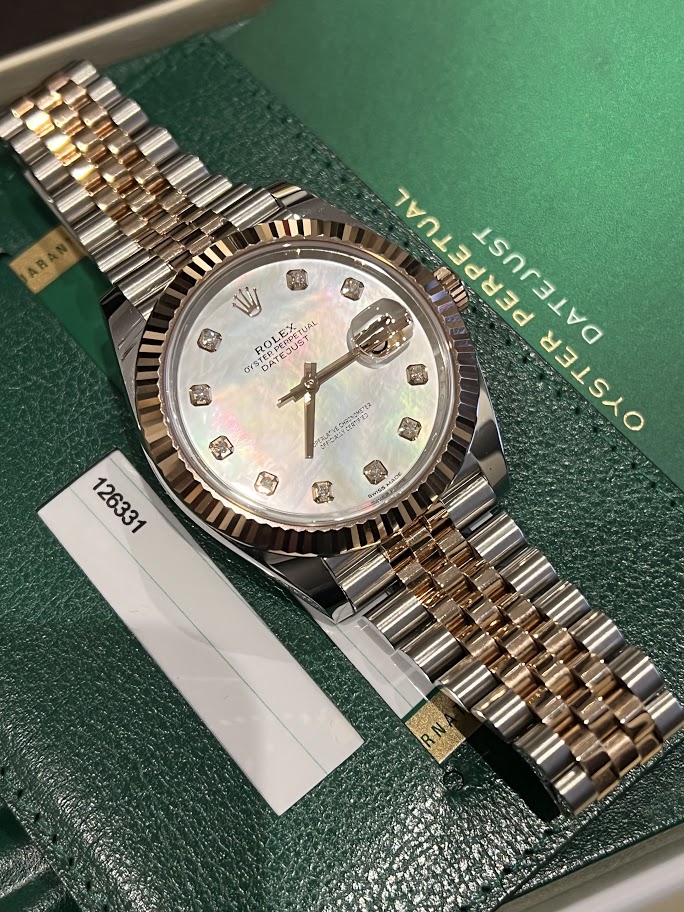 Швейцарские часы Rolex Datejust 41 mm, Oystersteel and Everose gold 126331-0014 #1