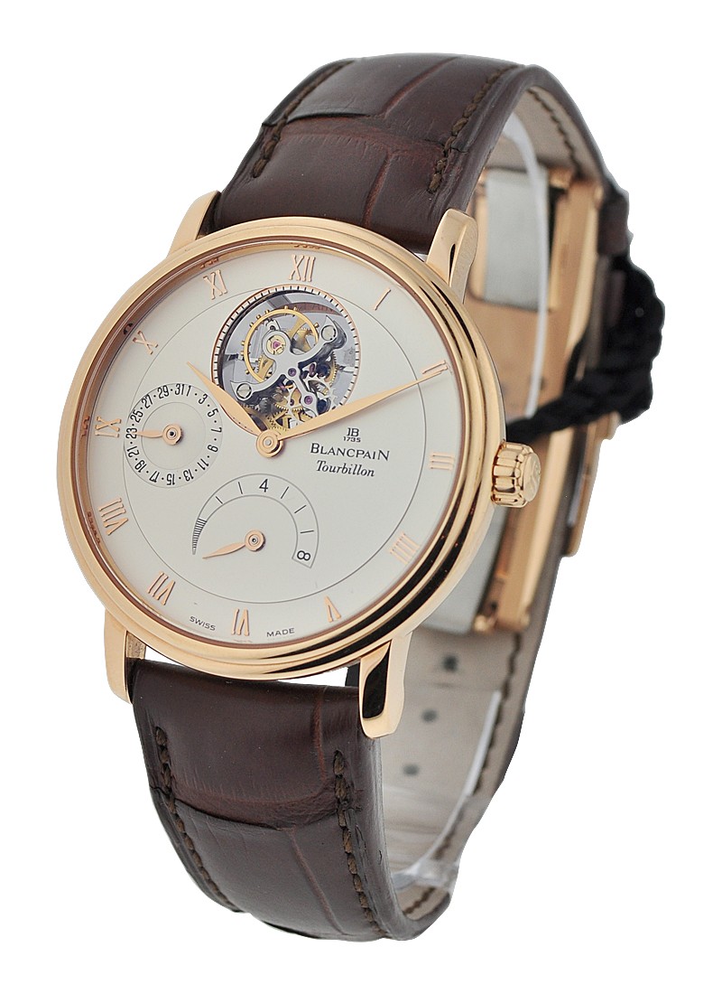 Швейцарские часы Blancpain Villeret Tourbillon 8 Jours 6025-3642-55B #1