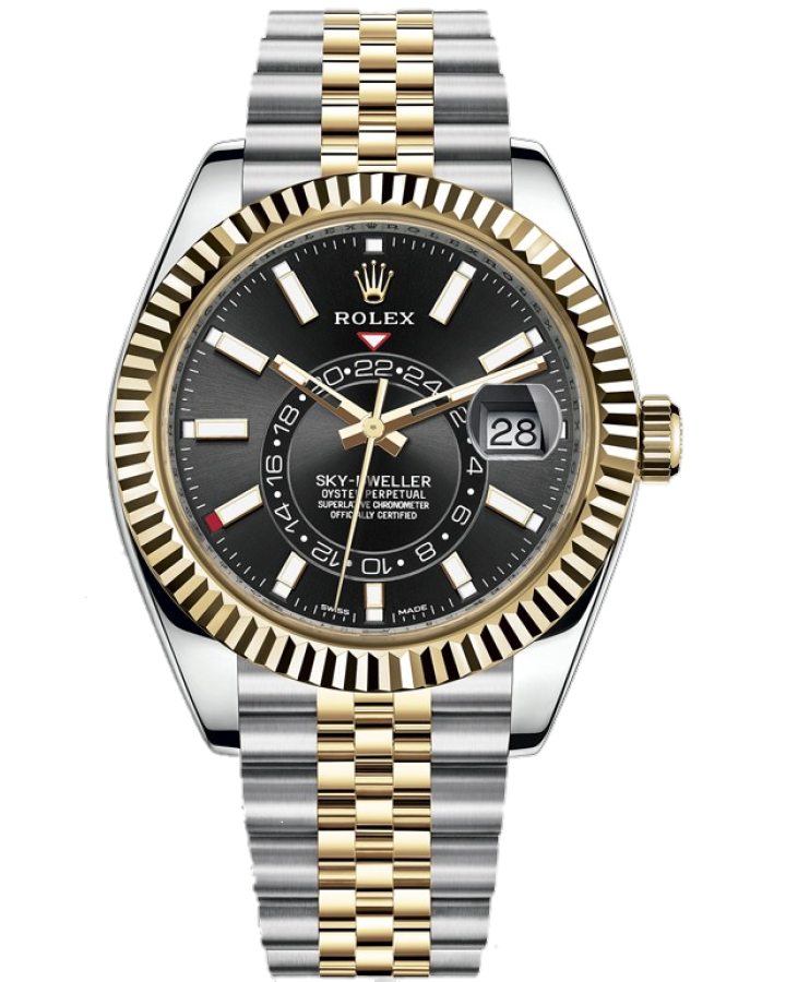 Швейцарские часы Rolex Sky-Dweller 42mm Steel and Yellow 326933-0005 #1