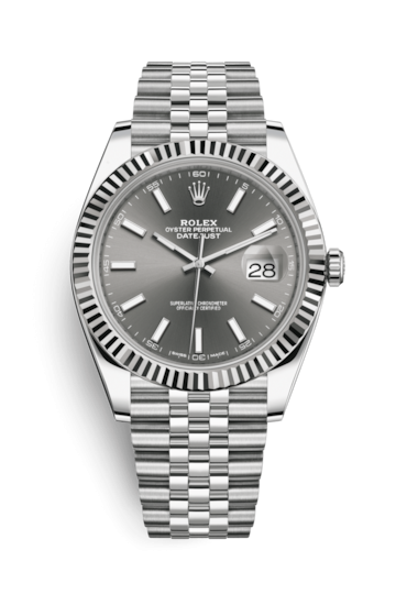 Швейцарские часы Rolex Datejust 41mm Steel and White Gold 126334-0014 #1