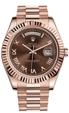 Швейцарские часы Rolex Day-Date II 41mm Everose Gold 218235-0035 #1