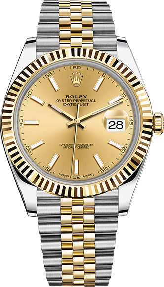 Швейцарские часы Rolex Datejust 41mm Steel and Yellow Gold 126333-0010 #1