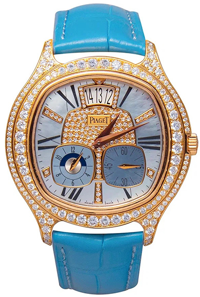 Швейцарские часы Piaget EMPERADOR Emperador Cushion Dual Time Diamonds PI0352 #1