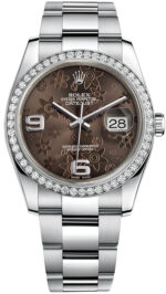 Швейцарские часы Rolex Datejust 36 mm, Oystersteel, white gold and diamonds 116244-0006