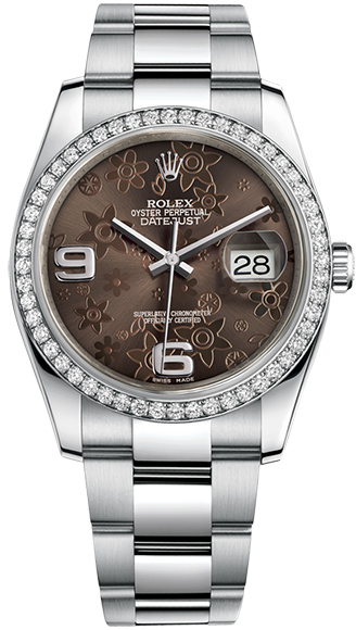 Швейцарские часы Rolex Datejust 36 mm, Oystersteel, white gold and diamonds 116244-0006 #1