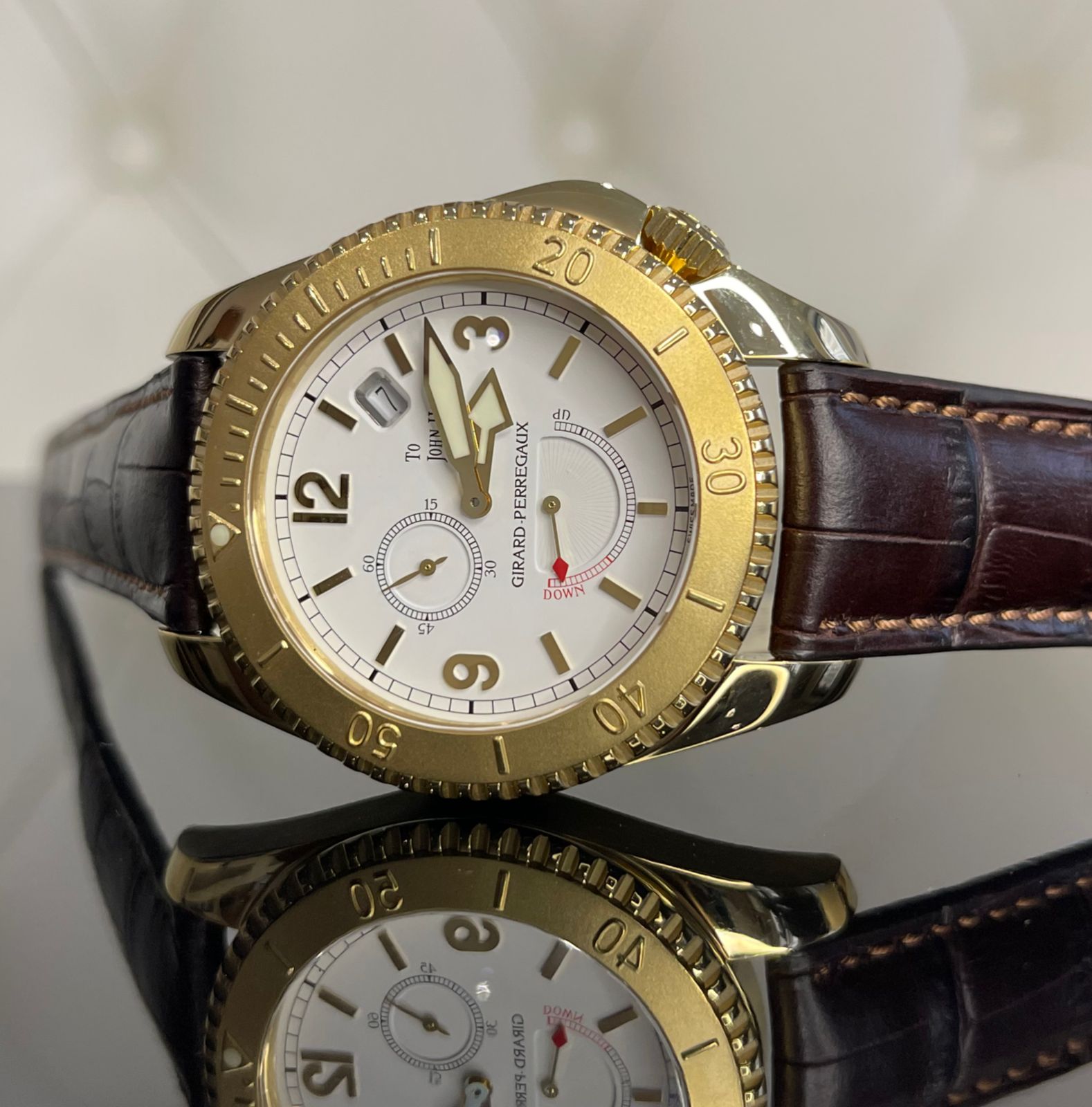 Швейцарские часы Girard Perregaux Sea Hawk `To John Harrison` 49910-52-751-BACA #3