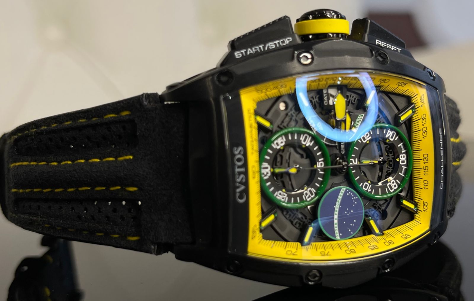 Швейцарские часы Cvstos Challenge Chronograph Automatic Brazil Limited Edition #6