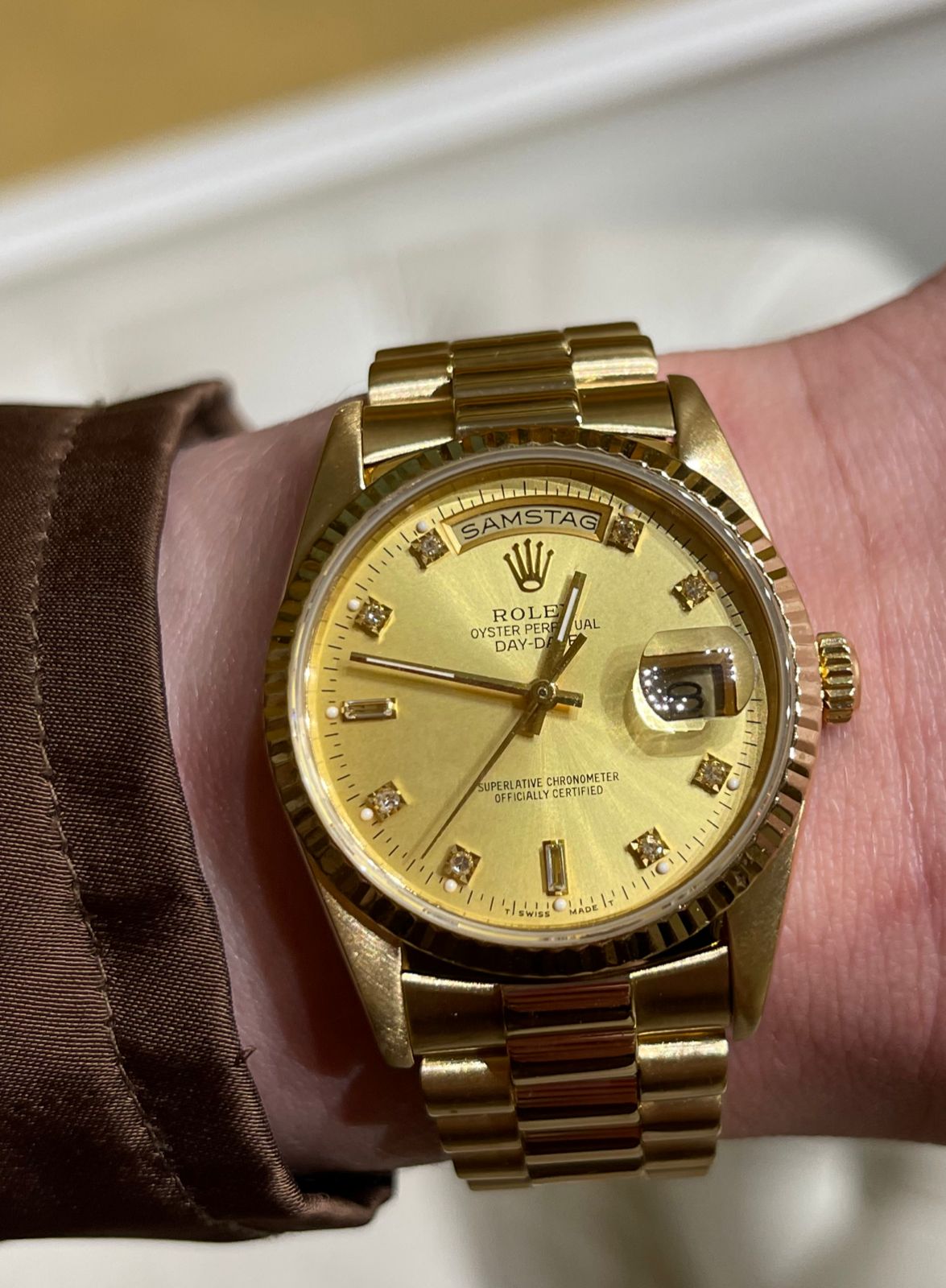 Швейцарские часы Rolex Day-Date 36 mm 18238 #8