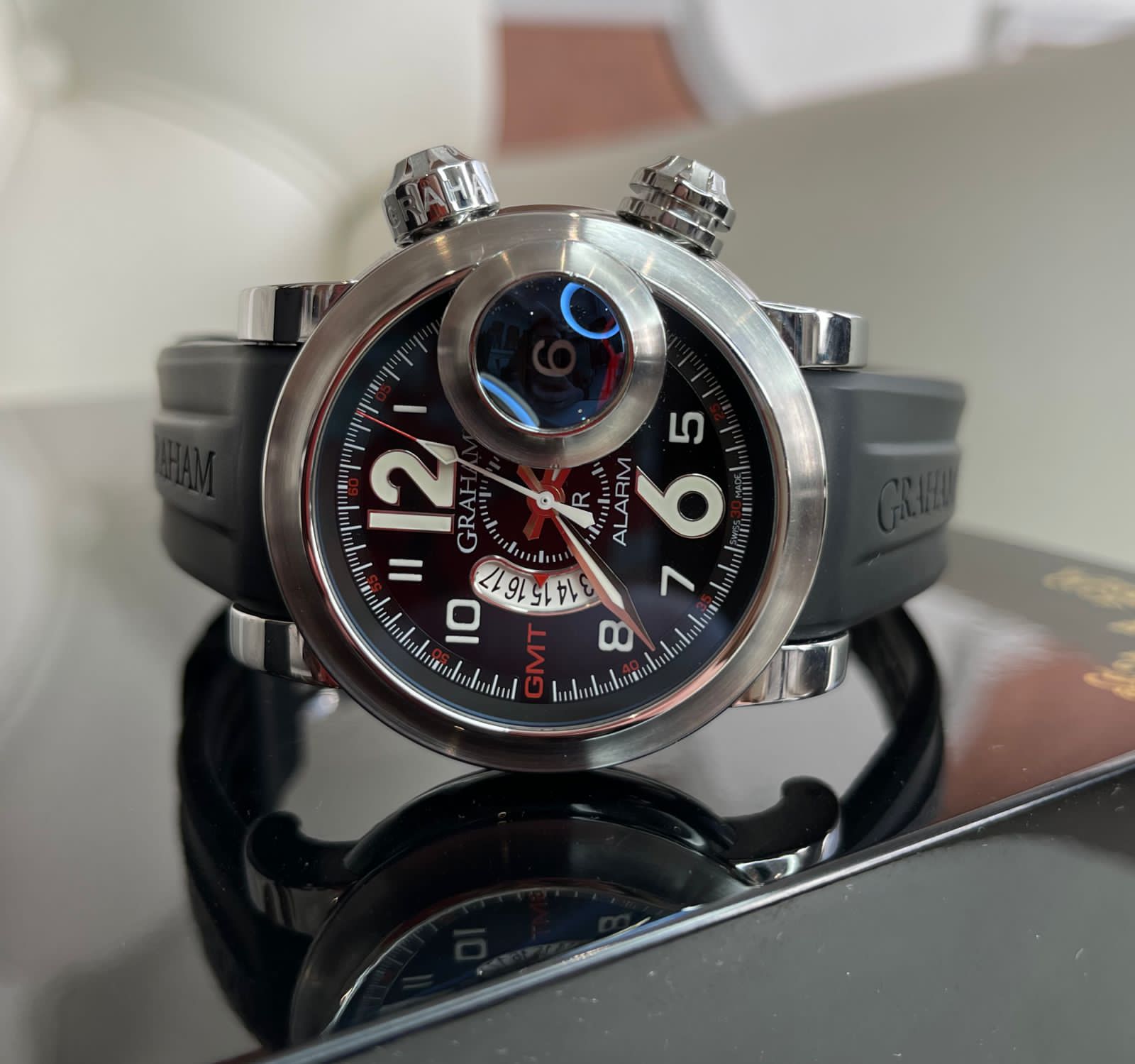 Швейцарские часы Graham 17 Swordfish Grillo Alarm GMT 2SWASGMT.B01A.K06B #3