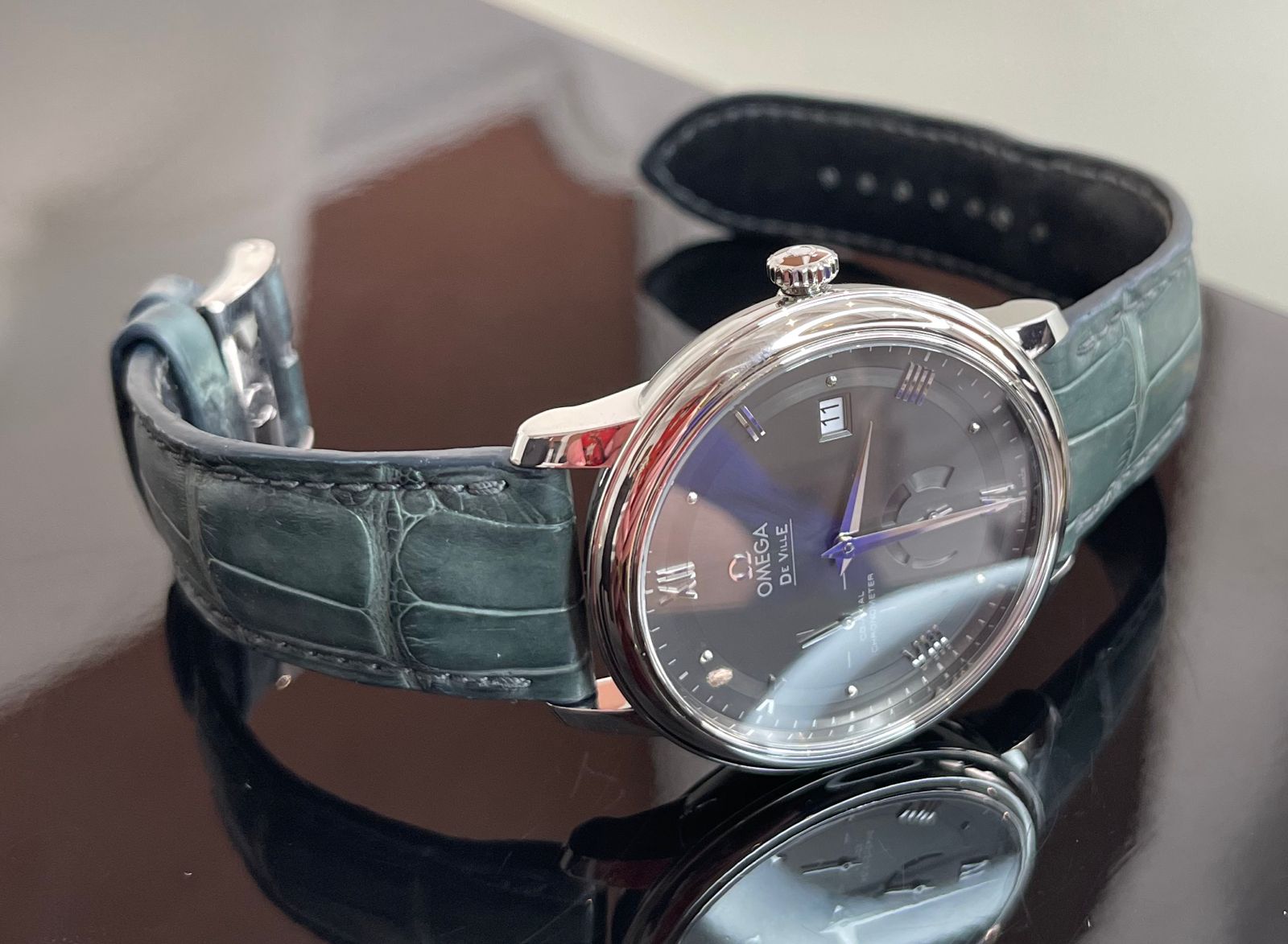 Швейцарские часы Omega De Ville PRESTIGE CO-AXIAL POWER RESERVE 39,5 ММ 424.13.40.21.06.001 #4