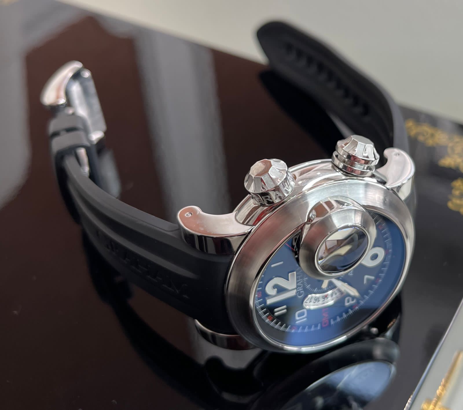 Швейцарские часы Graham 17 Swordfish Grillo Alarm GMT 2SWASGMT.B01A.K06B #7