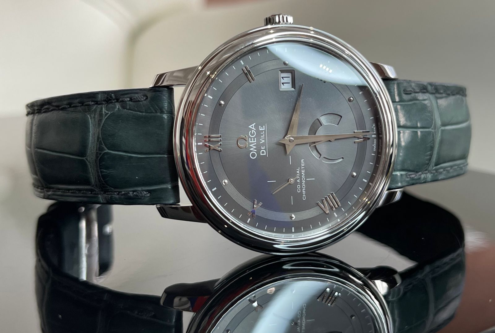 Швейцарские часы Omega De Ville PRESTIGE CO-AXIAL POWER RESERVE 39,5 ММ 424.13.40.21.06.001 #2