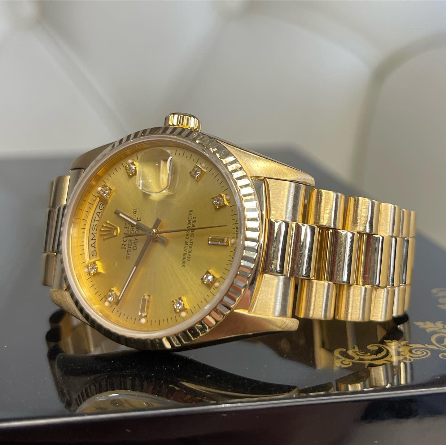 Швейцарские часы Rolex Day-Date 36 mm 18238 #3