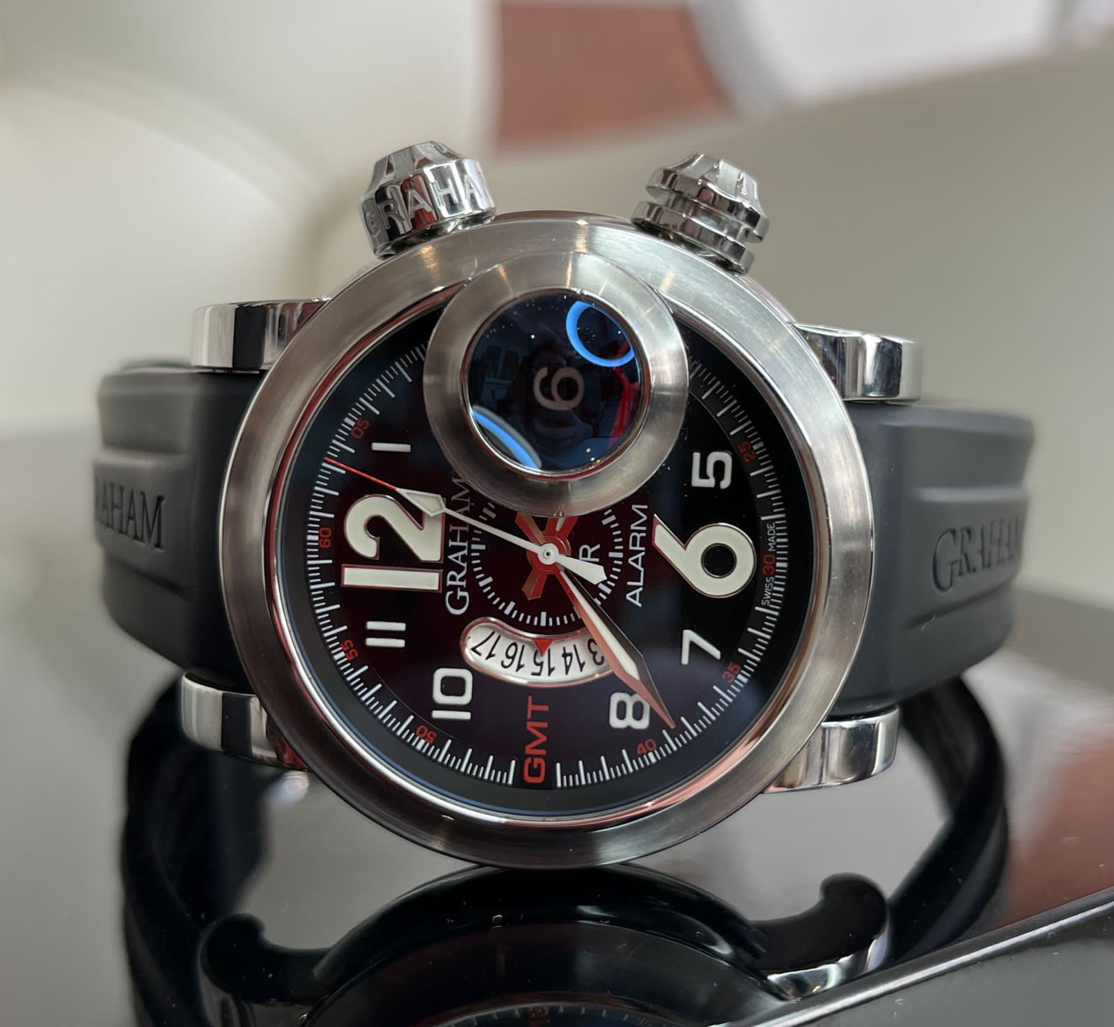 Швейцарские часы Graham 17 Swordfish Grillo Alarm GMT 2SWASGMT.B01A.K06B #2