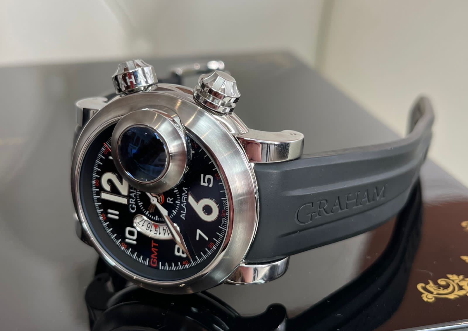 Швейцарские часы Graham 17 Swordfish Grillo Alarm GMT 2SWASGMT.B01A.K06B #5