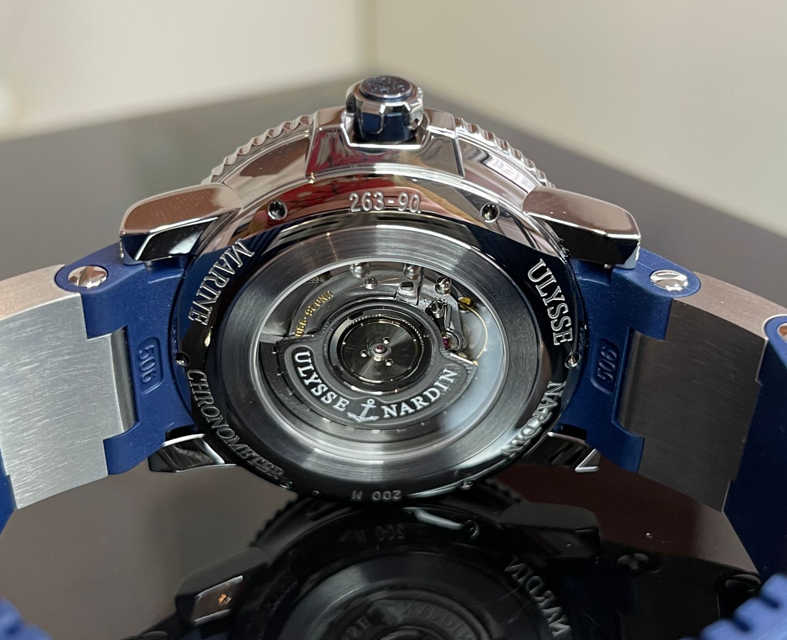 Швейцарские часы Ulysse Nardin Diver Maxi Marine Titanium 263-90-3/93 #10