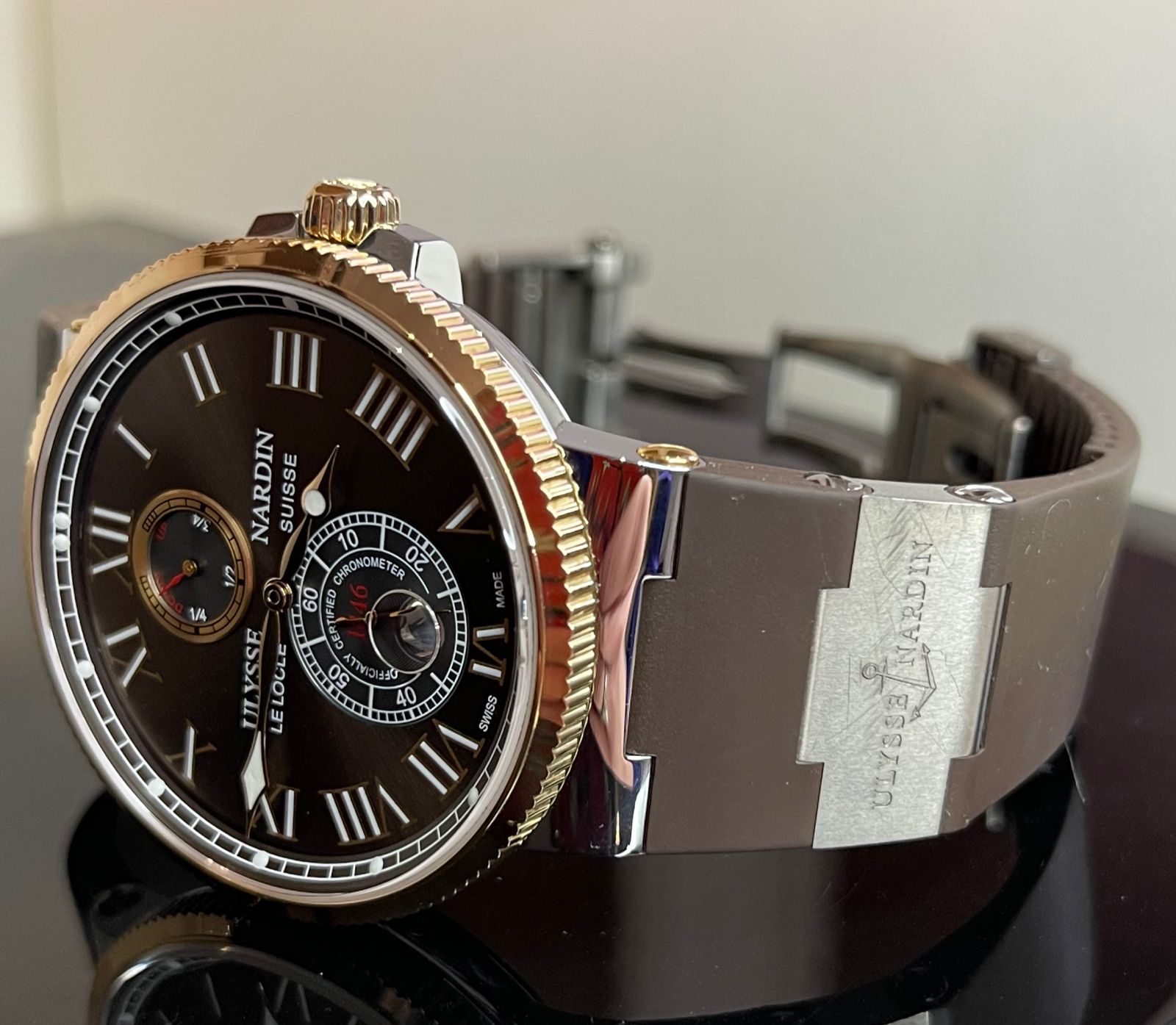 Швейцарские часы Ulysse Nardin Marine Collection Maxi Marine Chronometer 43mm 265-67-3/45 #4