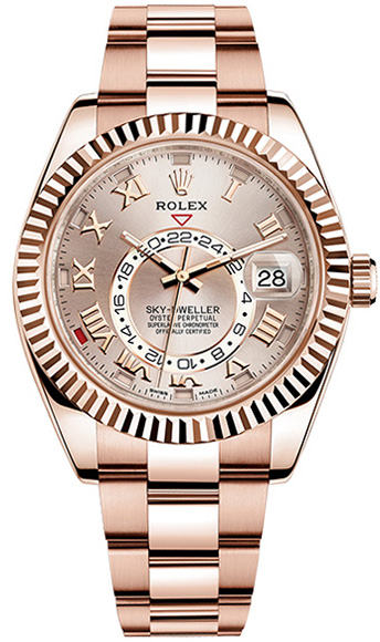 Швейцарские часы Rolex Sky-Dweller 42mm Everose Gold 326935-0004 #1