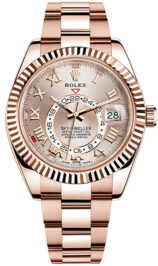 Швейцарские часы Rolex Sky-Dweller 42mm Everose Gold 326935-0004