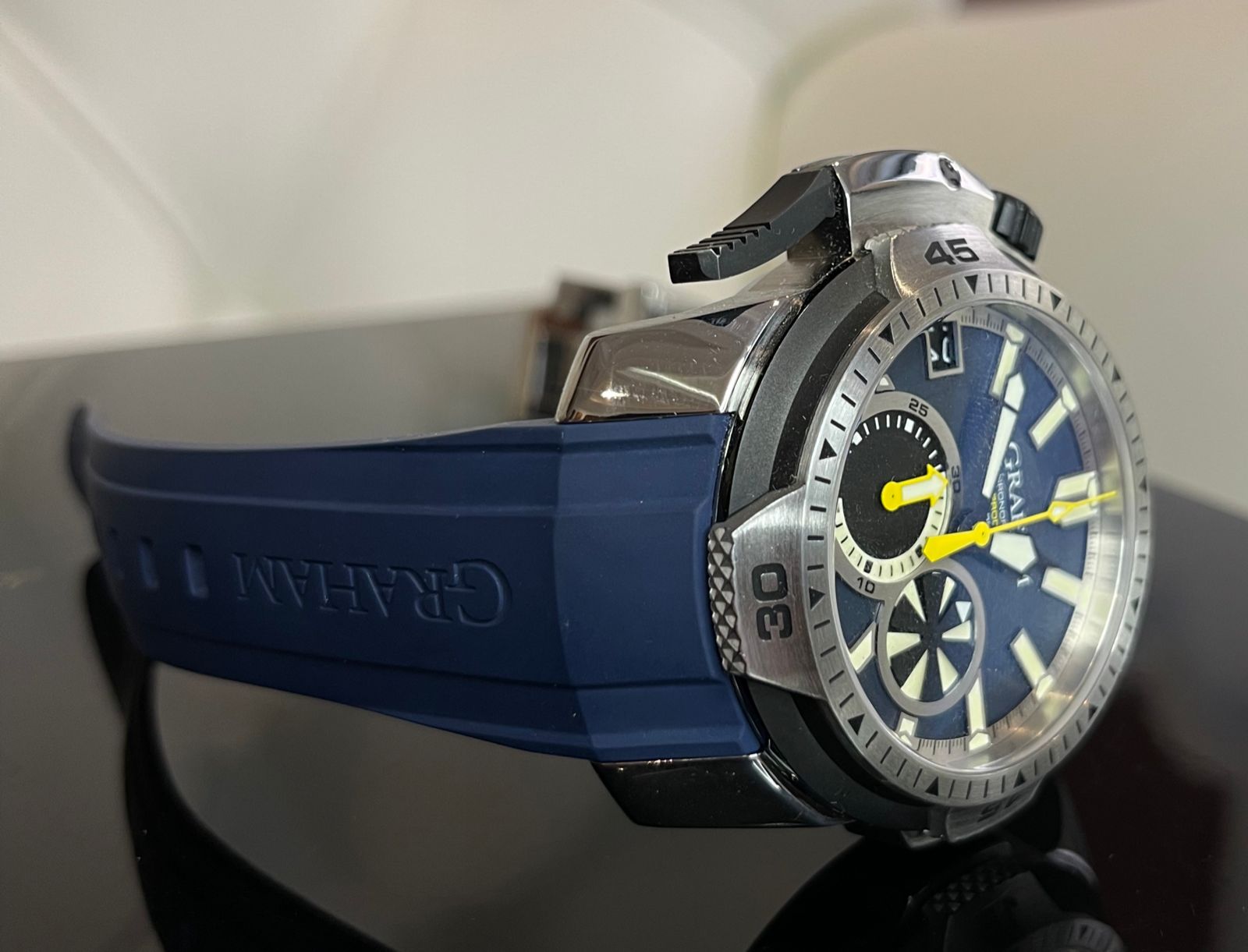 Швейцарские часы Graham Prodive Professional 45mm Impecável 2CDAV.U01A.K87F #3