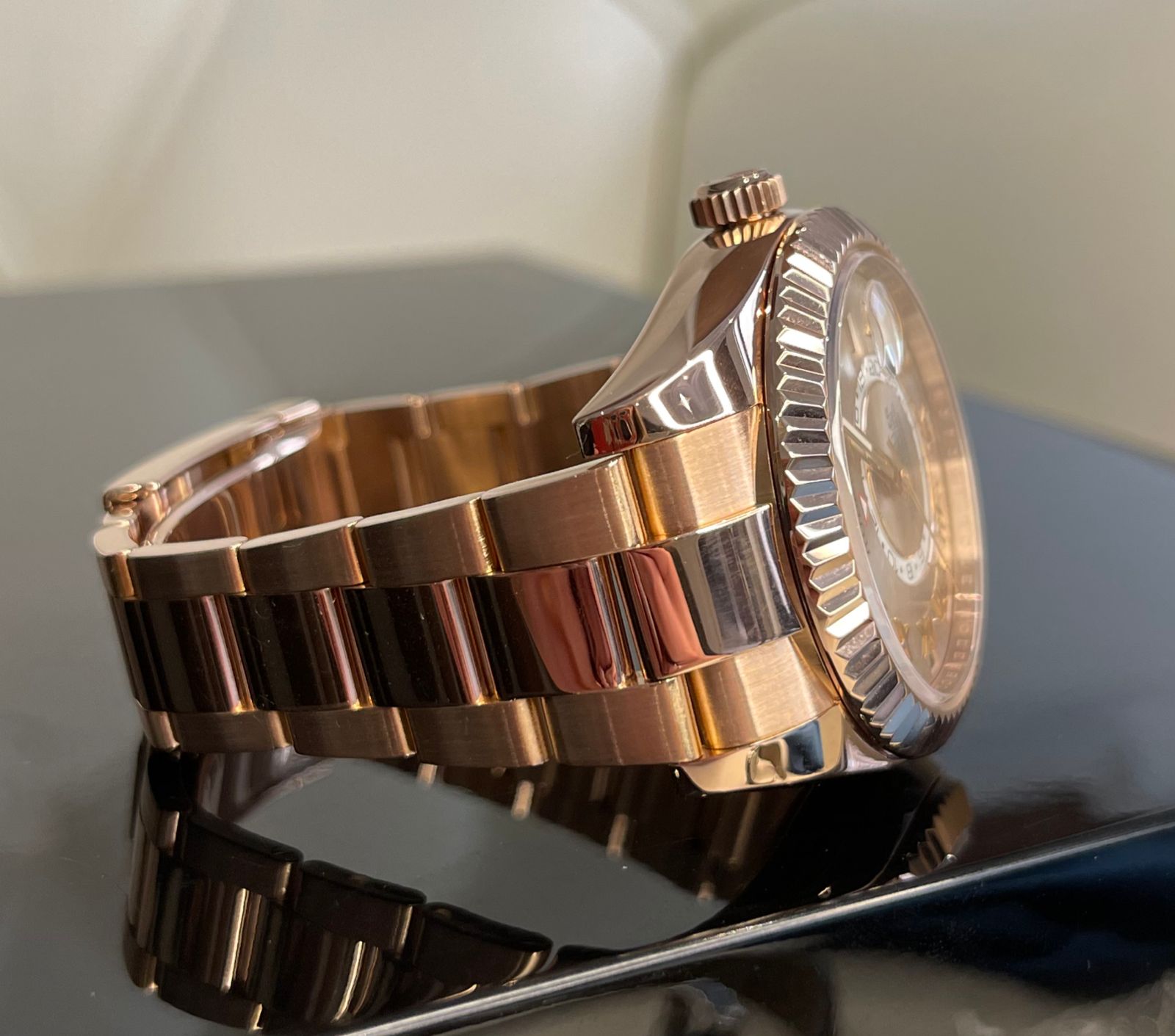 Швейцарские часы Rolex Sky-Dweller 42mm Everose Gold 326935-0004 #9