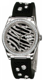 Швейцарские часы Rolex Royal Black 36mm White Gold 116189BBR