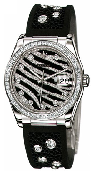 Швейцарские часы Rolex Royal Black 36mm White Gold 116189BBR #1